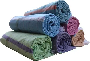 Cotton Multicoloured Bath Towels -Pack Of 5-thumb1