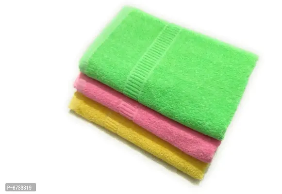 Terry Cotton Multicoloured Bath Towels -Pack Of 3-thumb0