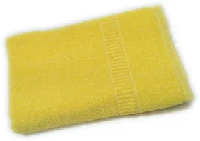 Terry Cotton Yellow Bath Towels -Pack Of 2-thumb1