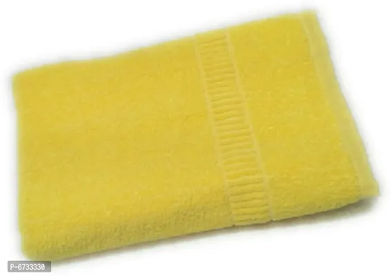 Terry Cotton Yellow Bath Towels -Pack Of 2-thumb2