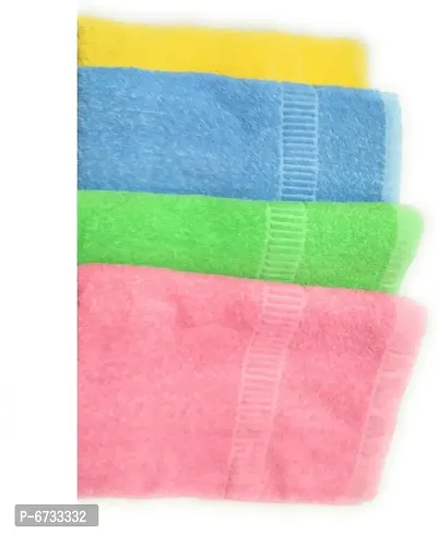Terry Cotton Multicoloured Bath Towels -Pack Of 4