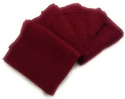 Terry Cotton Maroon Hand Towels -Pack Of 5-thumb1
