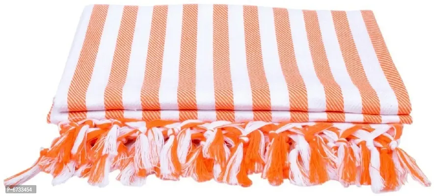 Cotton Multicoloured Bath Towels -Pack Of 2-thumb3