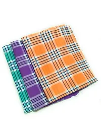 Cotton Multicoloured Bath Towels -Pack Of 3-thumb2