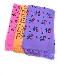 Cotton Multicoloured Bath Towels -Pack Of 3-thumb2