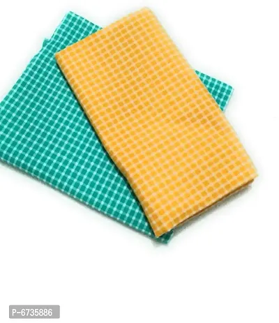Cotton Multicoloured Bath Towels -Pack Of 2-thumb2