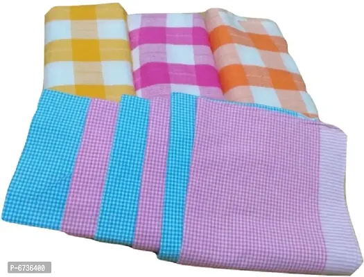 Cotton Multicoloured Bath Towels And Hand Towels -Pack Of 9