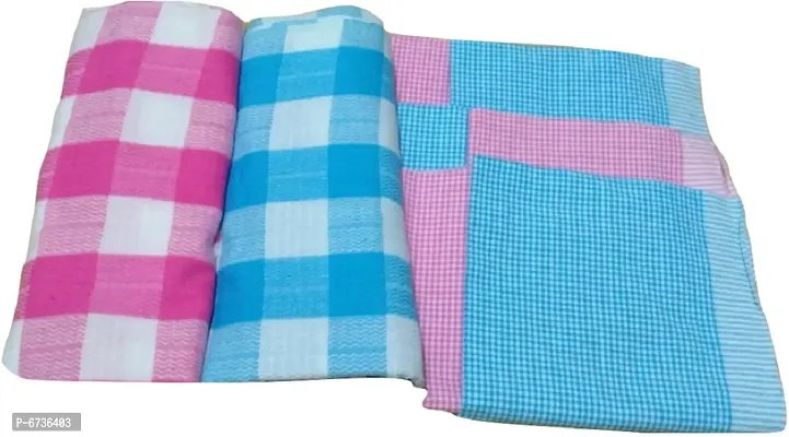 Cotton Multicoloured Bath Towels And Hand Towels -Pack Of 8