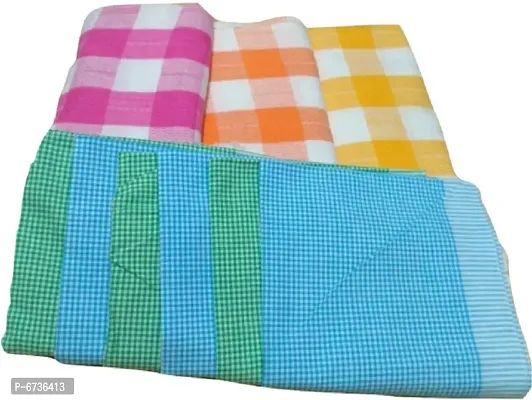 Cotton Multicoloured Bath Towels And Hand Towels -Pack Of 9-thumb0