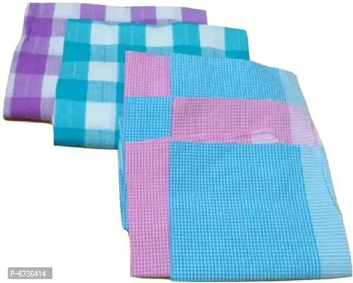 Cotton Multicoloured Bath Towels And Hand Towels -Pack Of 8
