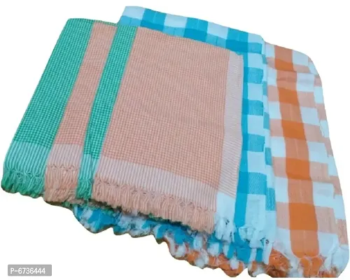 Cotton Multicoloured Bath Towels And Hand Towels -Pack Of 6-thumb0