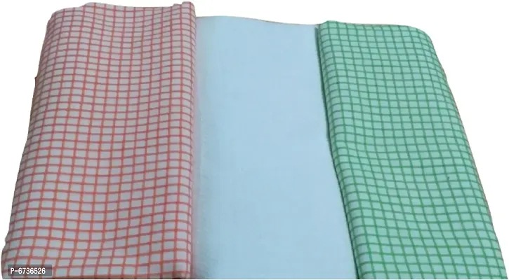 Cotton Multicoloured Bath Towels -Pack Of 3