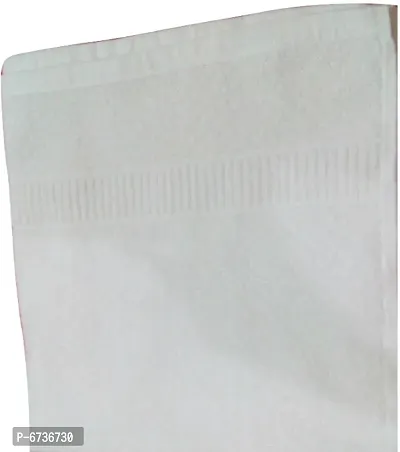 Cotton White Bath Towels -Pack Of 1