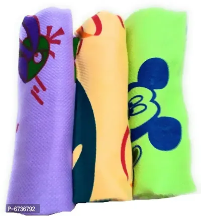 Cotton Multicoloured Bath Towels -Pack Of 3-thumb2