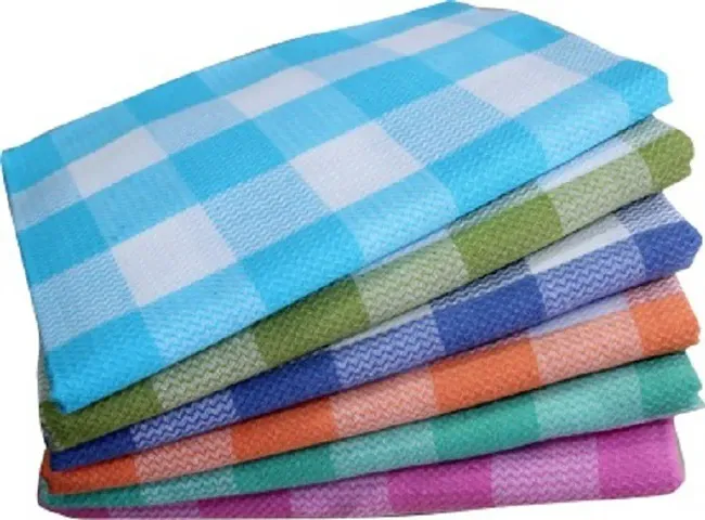 Soft Cotton Multicoloured Bath Towels  Set Of 6
