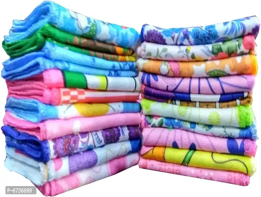 Cotton Multicoloured Face Towels -Pack Of 24-thumb2