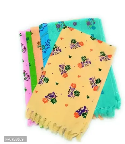 Cotton Multicoloured Hand Towels -Pack Of 6-thumb2