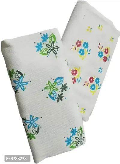 Cotton White Bath Towels -Pack Of 2-thumb2