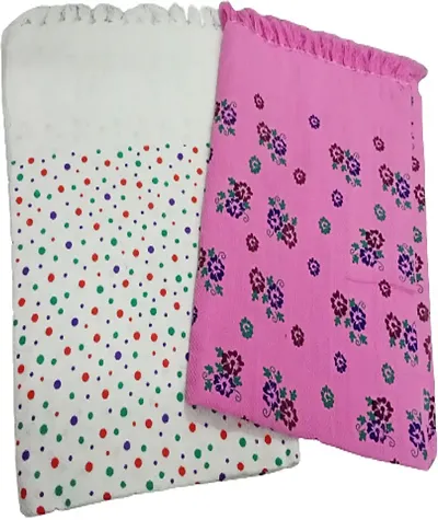 Comfy Cotton Multicoloured Bath Towels set Of 2 vol-11