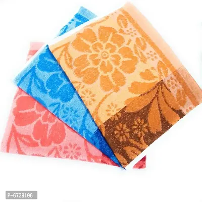 Terry Cotton Multicoloured Hand Towels -Pack Of 3-thumb2