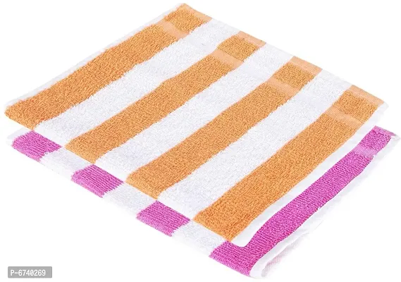 Cotton Multicoloured Hand Towels -Pack Of 5-thumb2