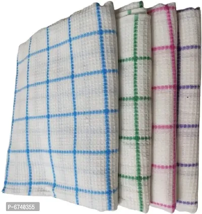 Cotton White Bath Towels -Pack Of 4