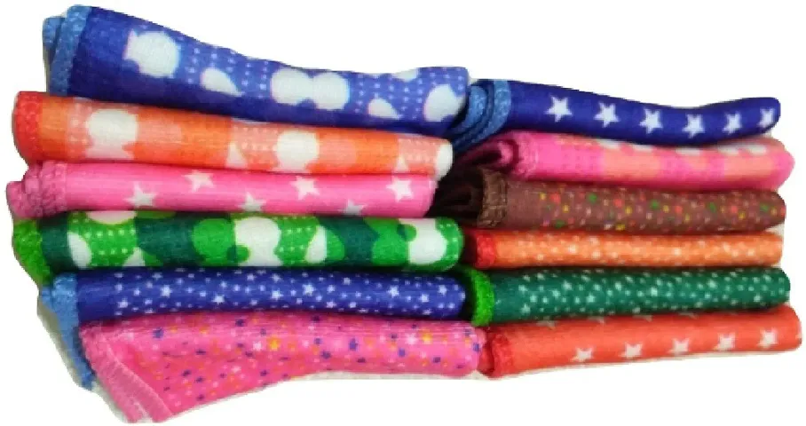 Soft Cotton Multicoloured Face Towels Set Of 12 vol-11