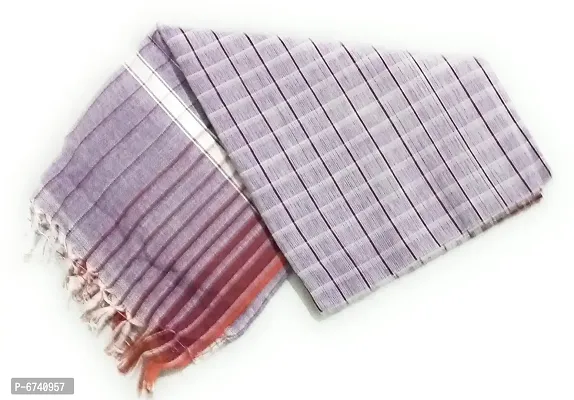 Cotton Purple Bath Towels -Pack Of 1-thumb2