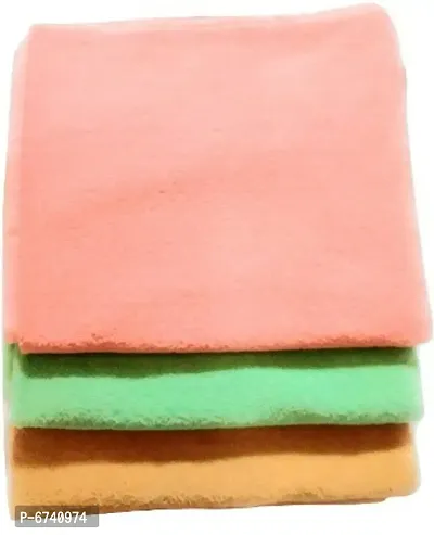 Terry Cotton Multicoloured Bath Towels -Pack Of 3