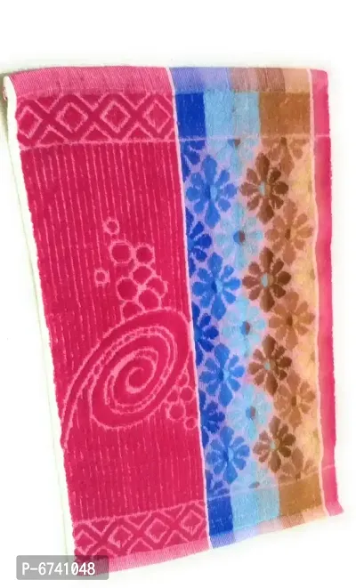 Cotton Multicoloured Hand Towels -Pack Of 4-thumb4