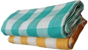 Cotton Multicoloured Bath Towels -Pack Of 3-thumb1