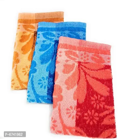 Terry Cotton Multicoloured Hand Towels -Pack Of 3-thumb0