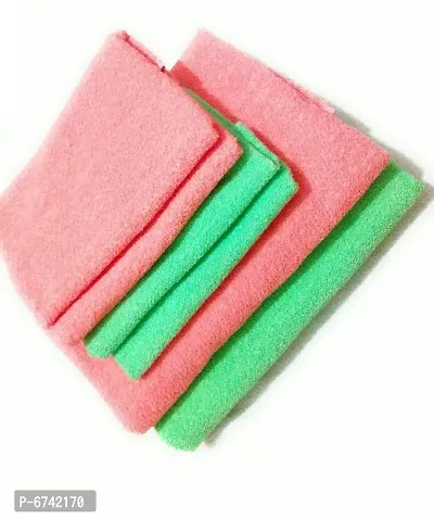 Cotton Multicoloured Bath Towels And Hand Towels -Pack Of 6