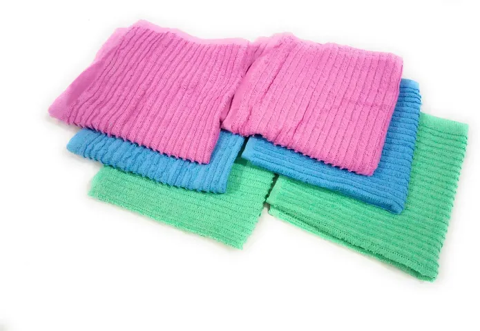 Soft Cotton Multicoloured Face Towels Set Of 6 vol-7