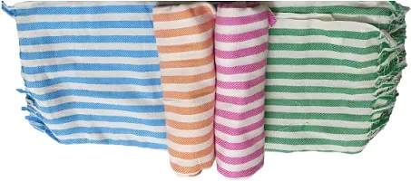 Cotton Multicoloured Bath Towels -Pack Of 6-thumb1