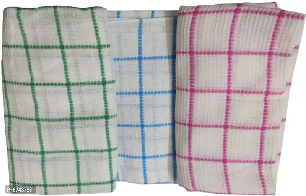Cotton White Bath Towels -Pack Of 3