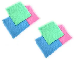 Cotton Multicoloured Face Towels -Pack Of 6-thumb1