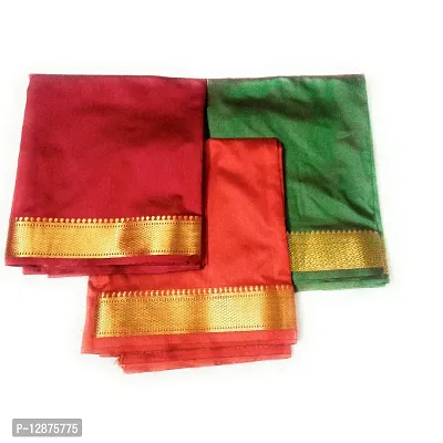 Reliable&nbsp;Unstitched Cotton Silk Blouse Material For Women (Pack of 3)