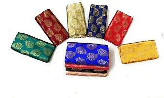 Cottons Unstitched Saree Blouse Fabric (Multicolor, Free Size) - Pack of 6, 1m Each -H85-thumb1