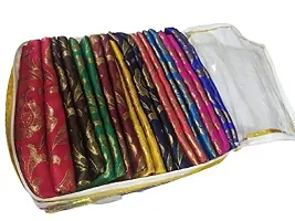 Cotton Blend Multi-Colors Unstitched Fancy Blouse Materials 1 Meters Each.(Pack of 3 Pieces) - ERPP2-thumb1
