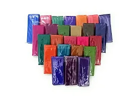 Cottons Unstitched Saree Blouse Fabric (Multicolor, Free Size) - Pack of 5, 1m Each -HAS23-thumb2