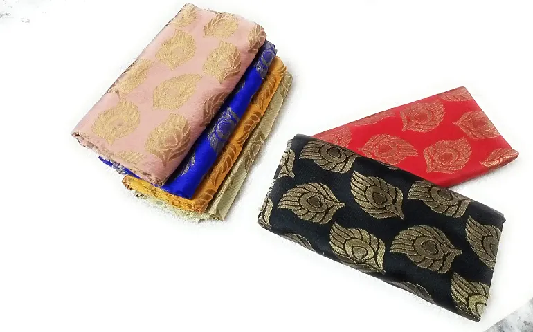 Silk Unstitched Saree Blouse Fabric