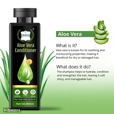 Aes Gop Natural Hair Care Hair Aloe Vera Conditioner ( 250 ML )-thumb4