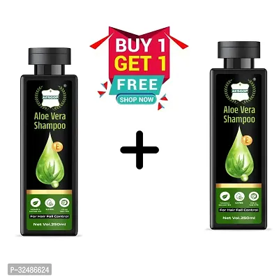 Aes Gop Aloe Vera Shampoo for Smooth  Shiny Hair 250 Ml ( Combo 2 Pic )-thumb0