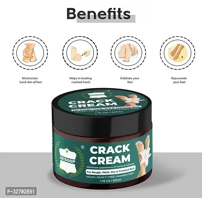 Aes gop Care Cream Repairs Cracked Heel | Crack Heel Repair Cream For Women  Men, Moisturizes Dry Feet, Combats Feet Odour  Infections  ( 50 Gm )-thumb5