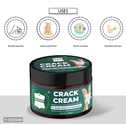 Aes gop Care Cream Repairs Cracked Heel | Crack Heel Repair Cream For Women  Men, Moisturizes Dry Feet, Combats Feet Odour  Infections  ( 50 Gm )-thumb3