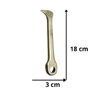 Qts Coconut Remover Tool from Shell, Coconut Breaker Cum Opener Tool Stainless Steel Rod with Steel Handle, Silver, 18cm (DAS334)-thumb2