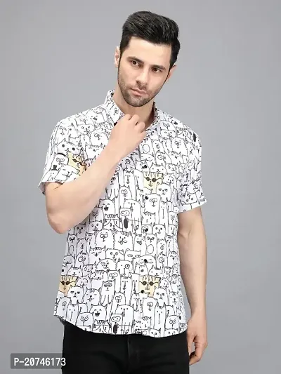 Men Regular Fit Printed Beach Wear Shirt