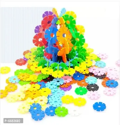 Building Block Toys, Brand New Design Interlocking Plastic Disc Set  (Multicolor)-thumb0