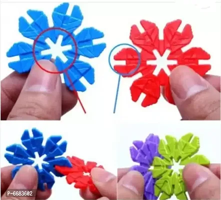 Building Block Toys, Brand New Design Interlocking Plastic Disc Set  (Multicolor)-thumb5
